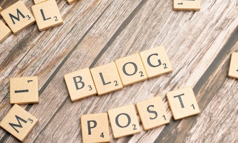 blog overview and interactions